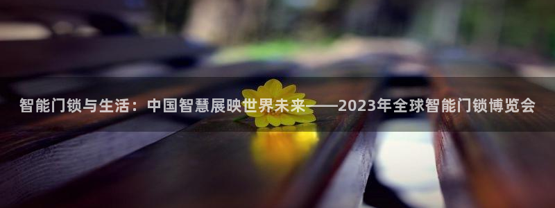 富联娱乐主管在什么职位：智能门锁与生活：中国智慧展映世界未来