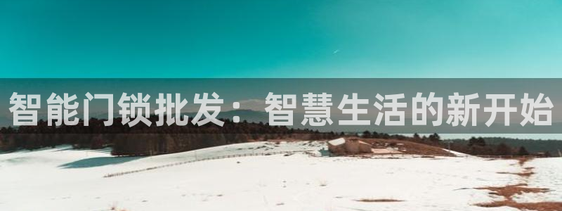 富联娱乐登陆：智能门锁批发：智慧生活的新开始