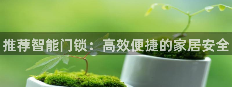 富联娱乐平台登录网址：推荐智能门锁：高效便捷的家居安全