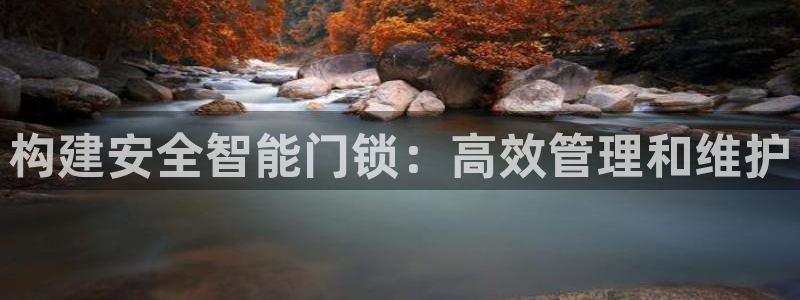 富联娱乐平台特点分析：构建安全智能门锁：高效管理和维护