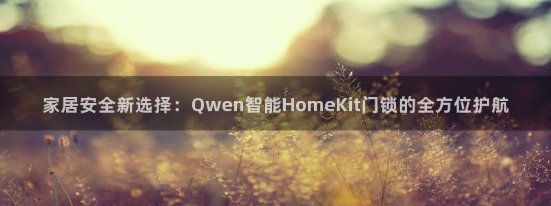 富联娱乐下载官网app：家居安全新选择：Qwen智能Home